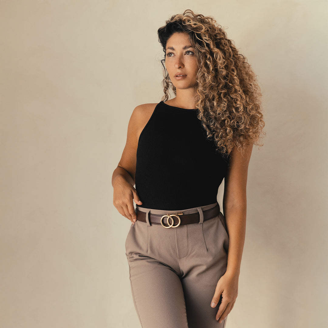 Modern Belt - Brun (vegan)