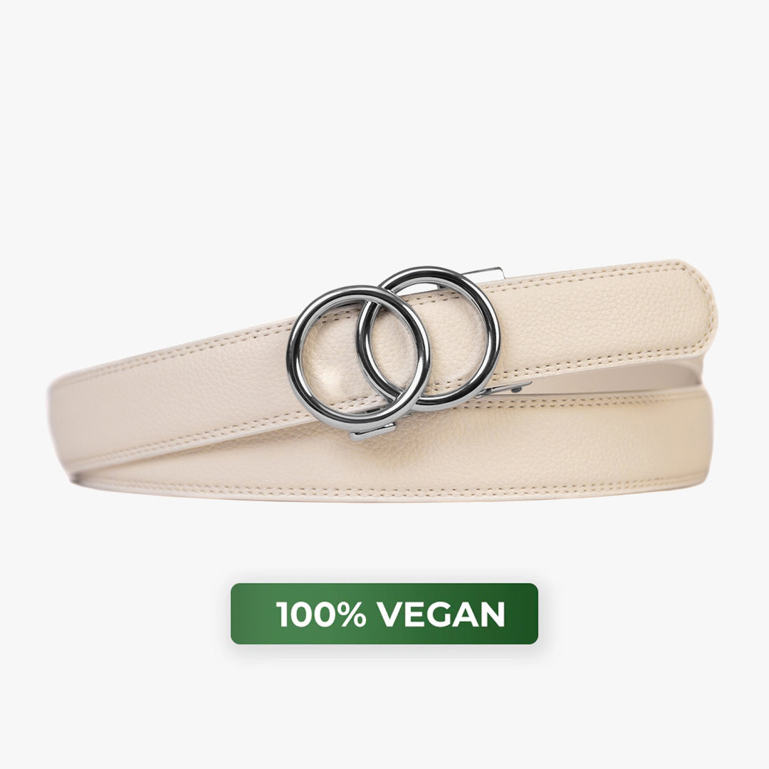 Modern Belt - Vit (vegan)