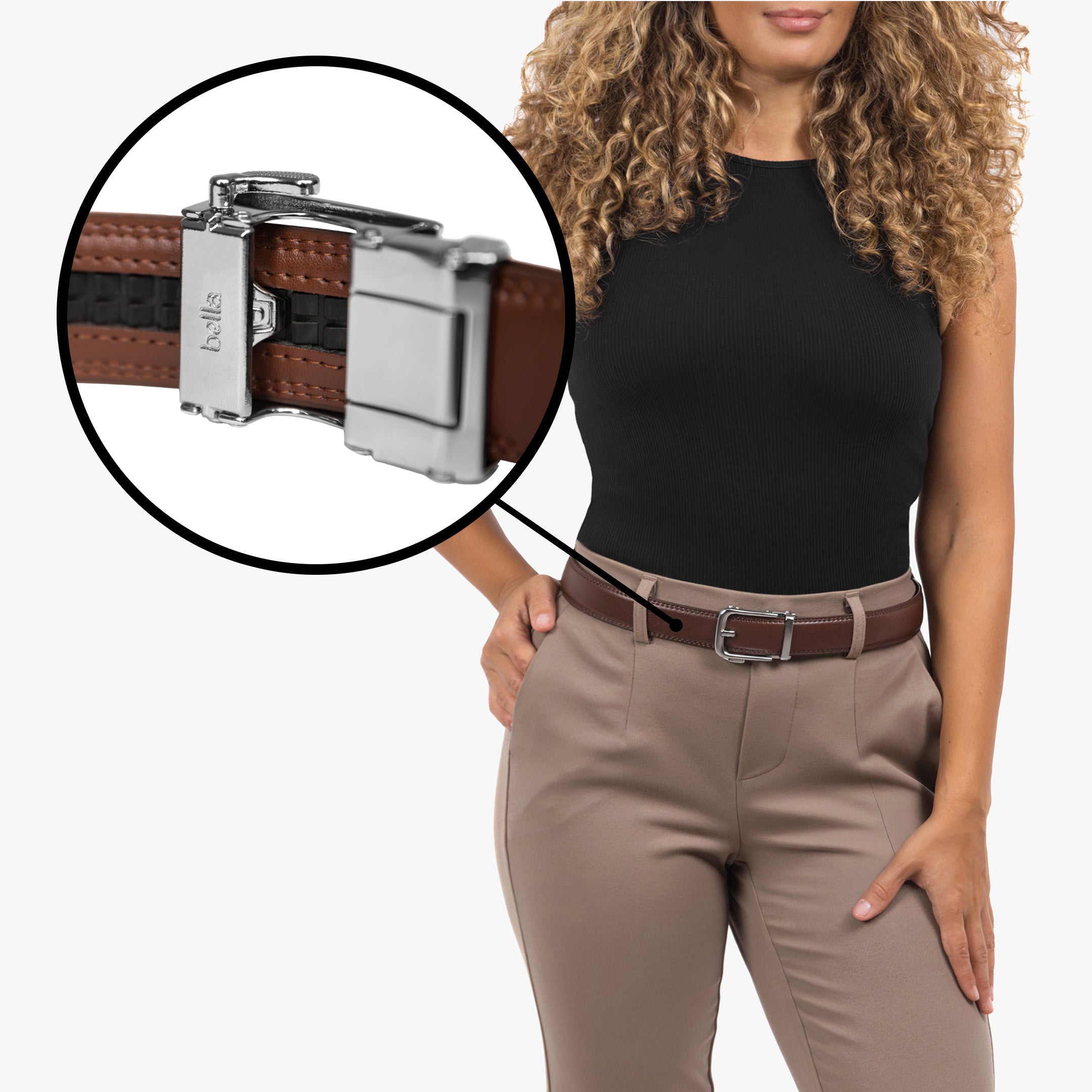 Classic Belt - Brun (vegan)