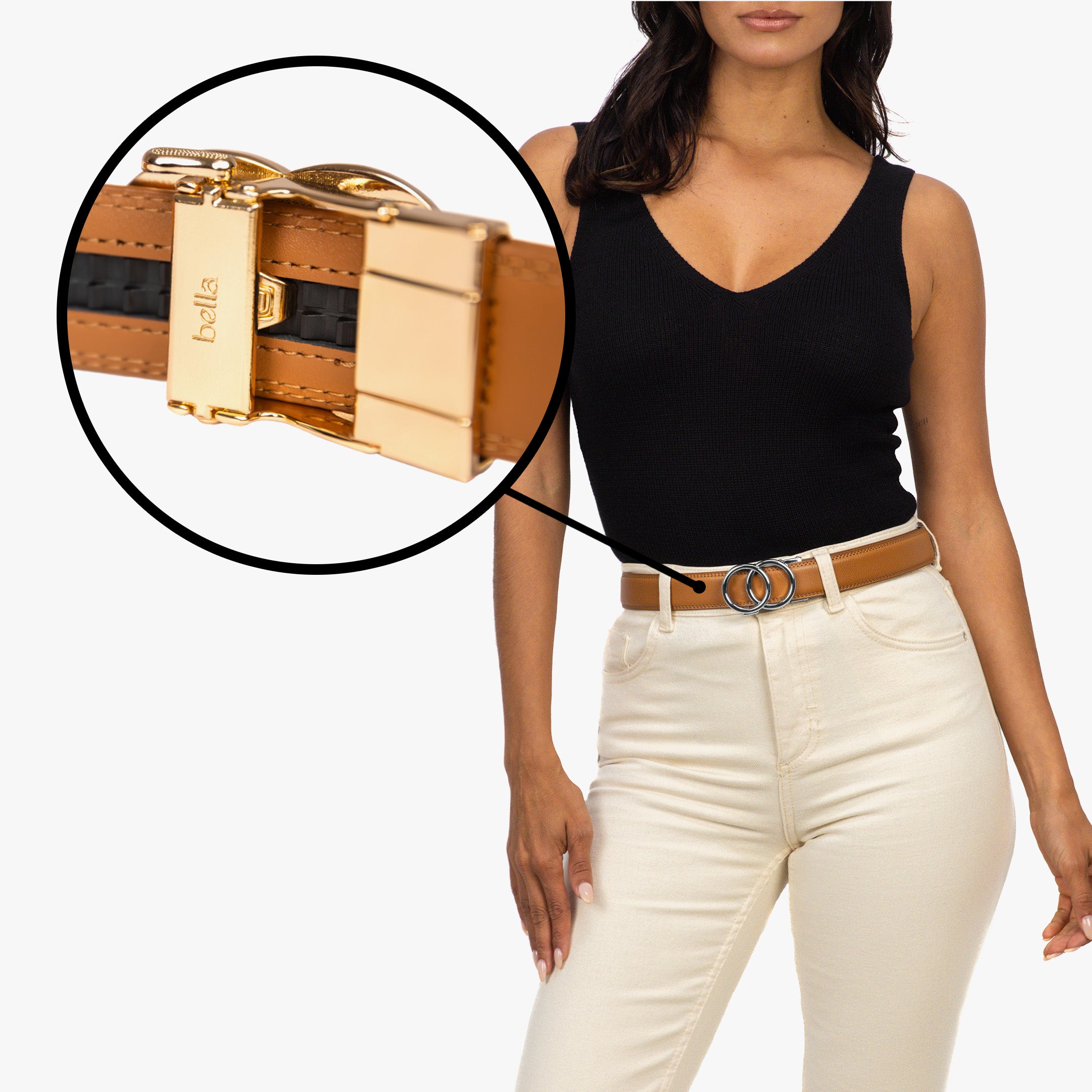 Modern Belt - Konjak