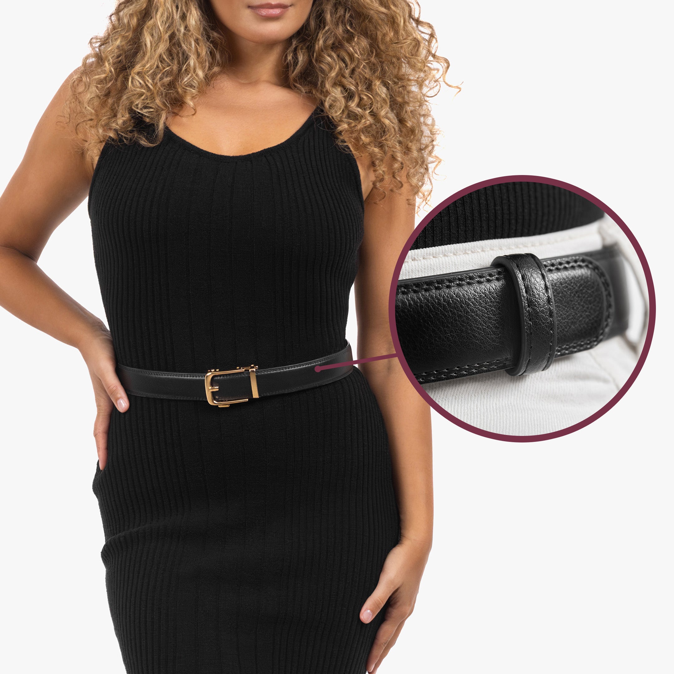 Classic Belt - Svart (vegan)