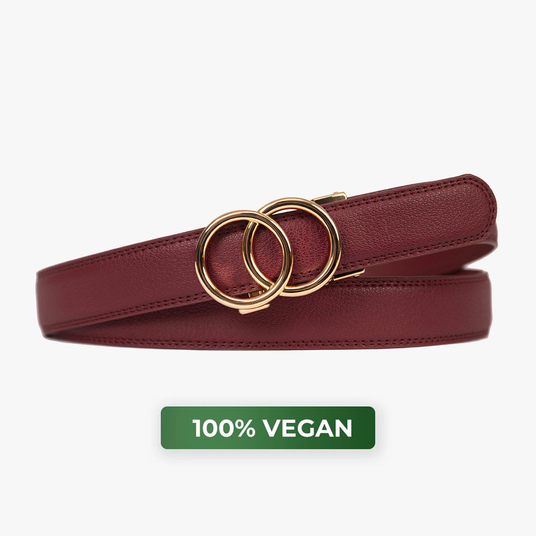Modern Belt - Bordeaux (vegan)