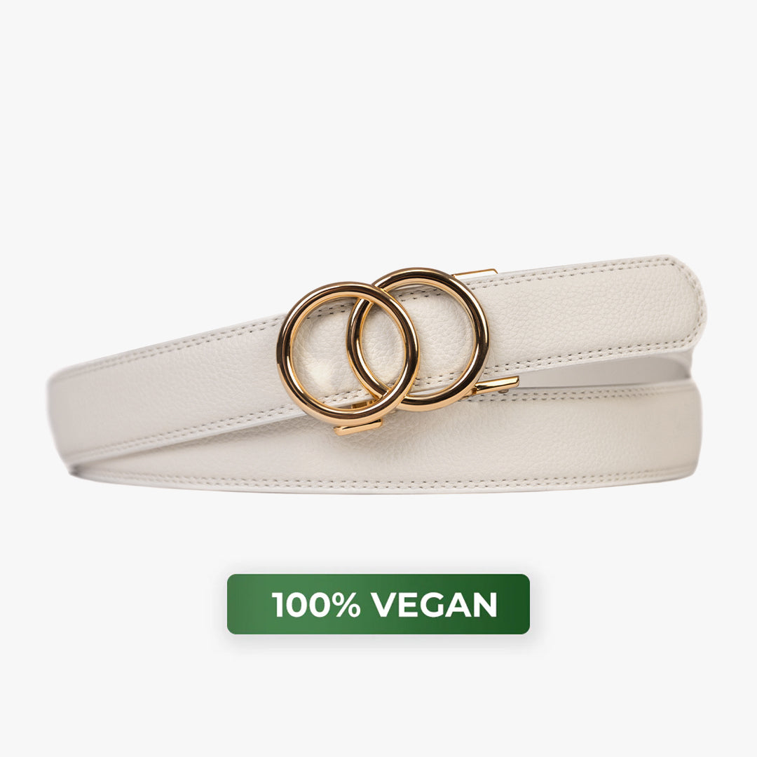 Modern Belt - Vit (vegan)