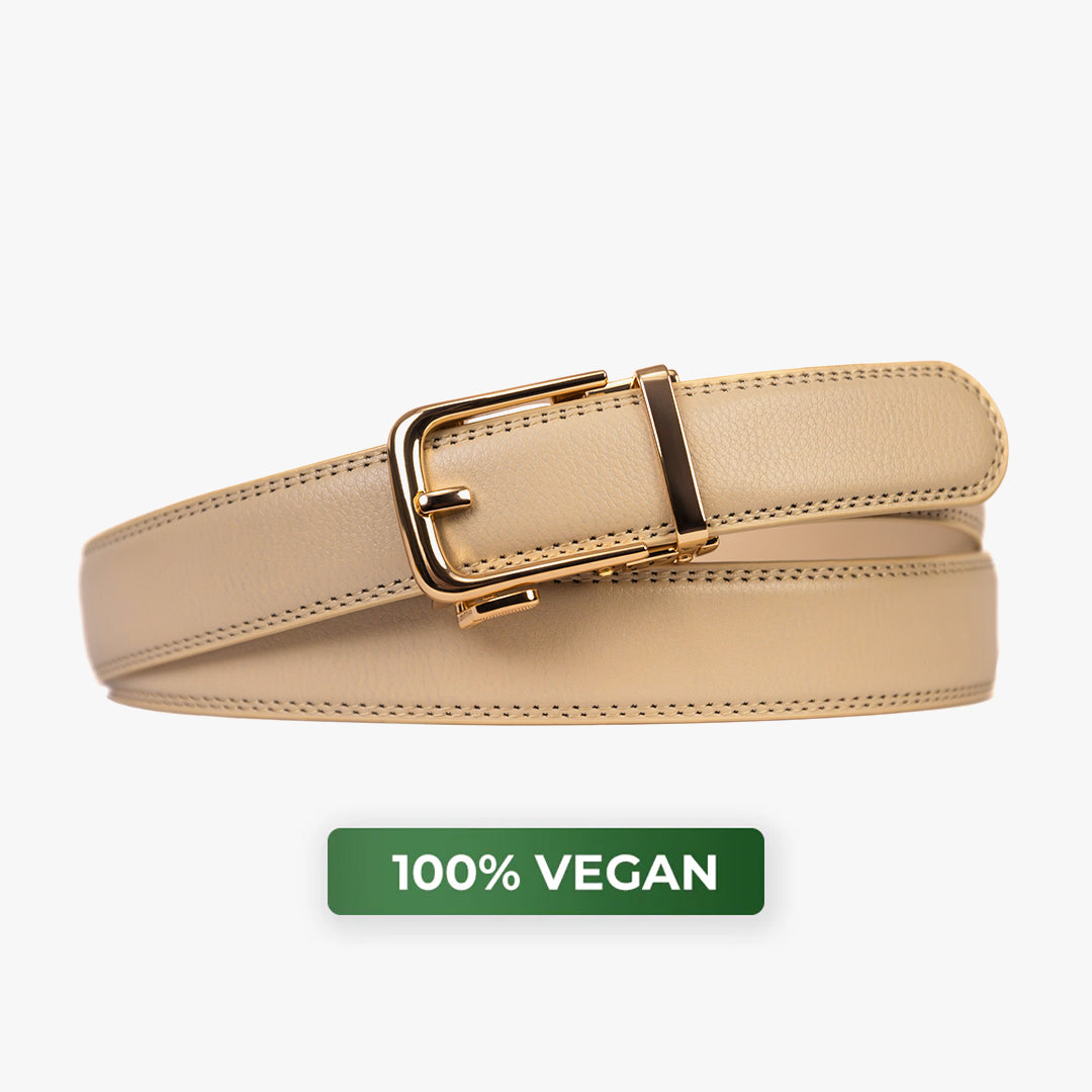 Classic Belt - Beige (vegan)
