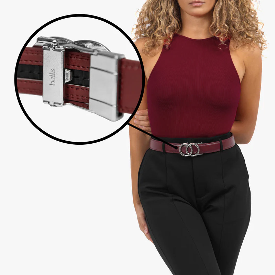 Modern Belt - Bordeaux